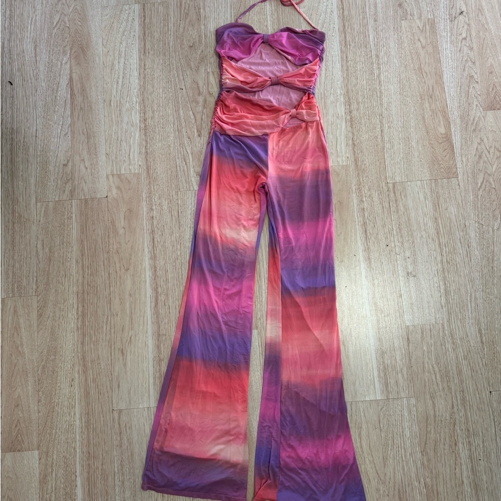 Colorful Halter Jumpsuit